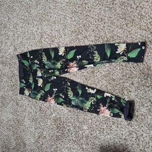 Oiselle Bird Hug Reversible Leggings Size 2